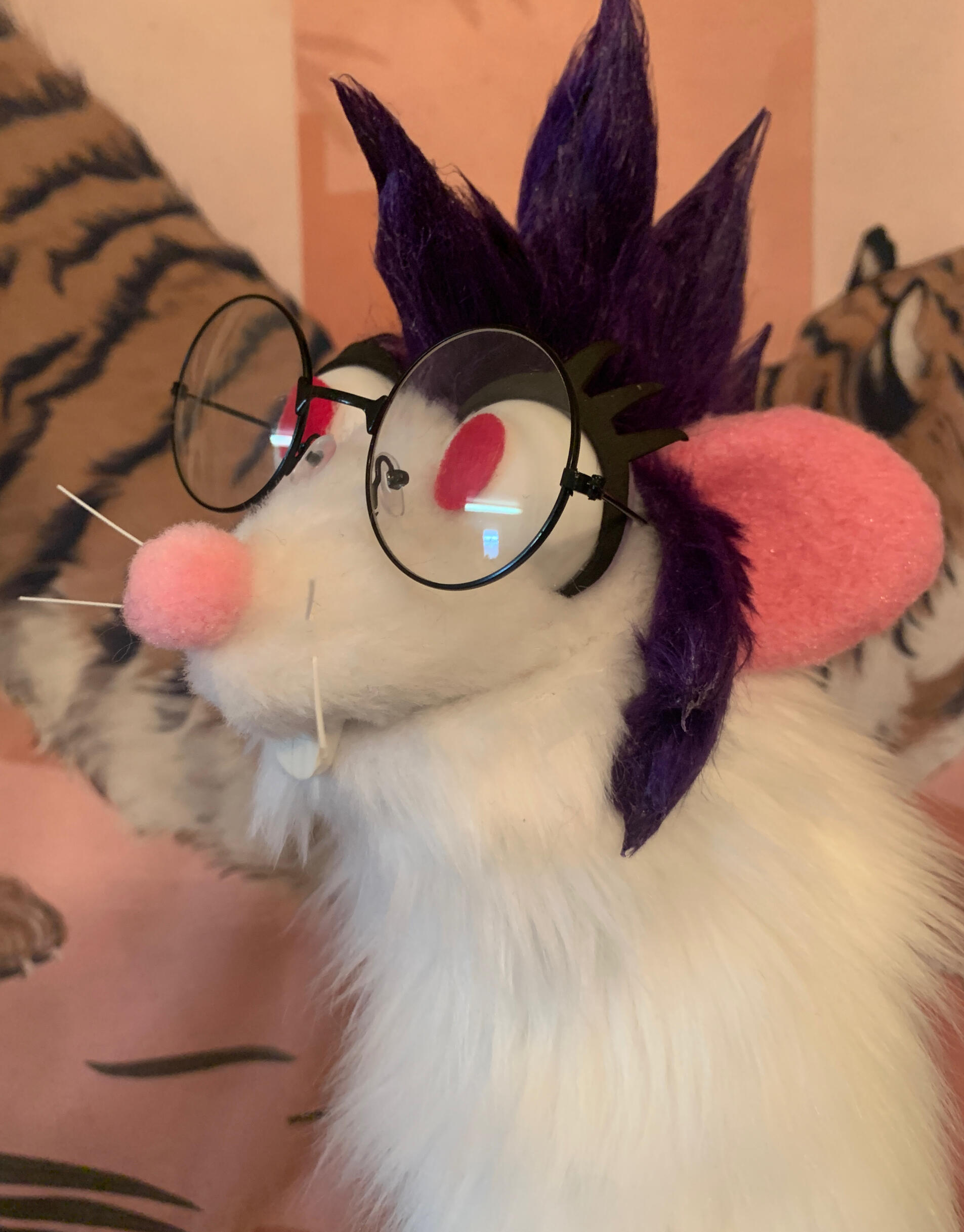 Photo of a rat puppet