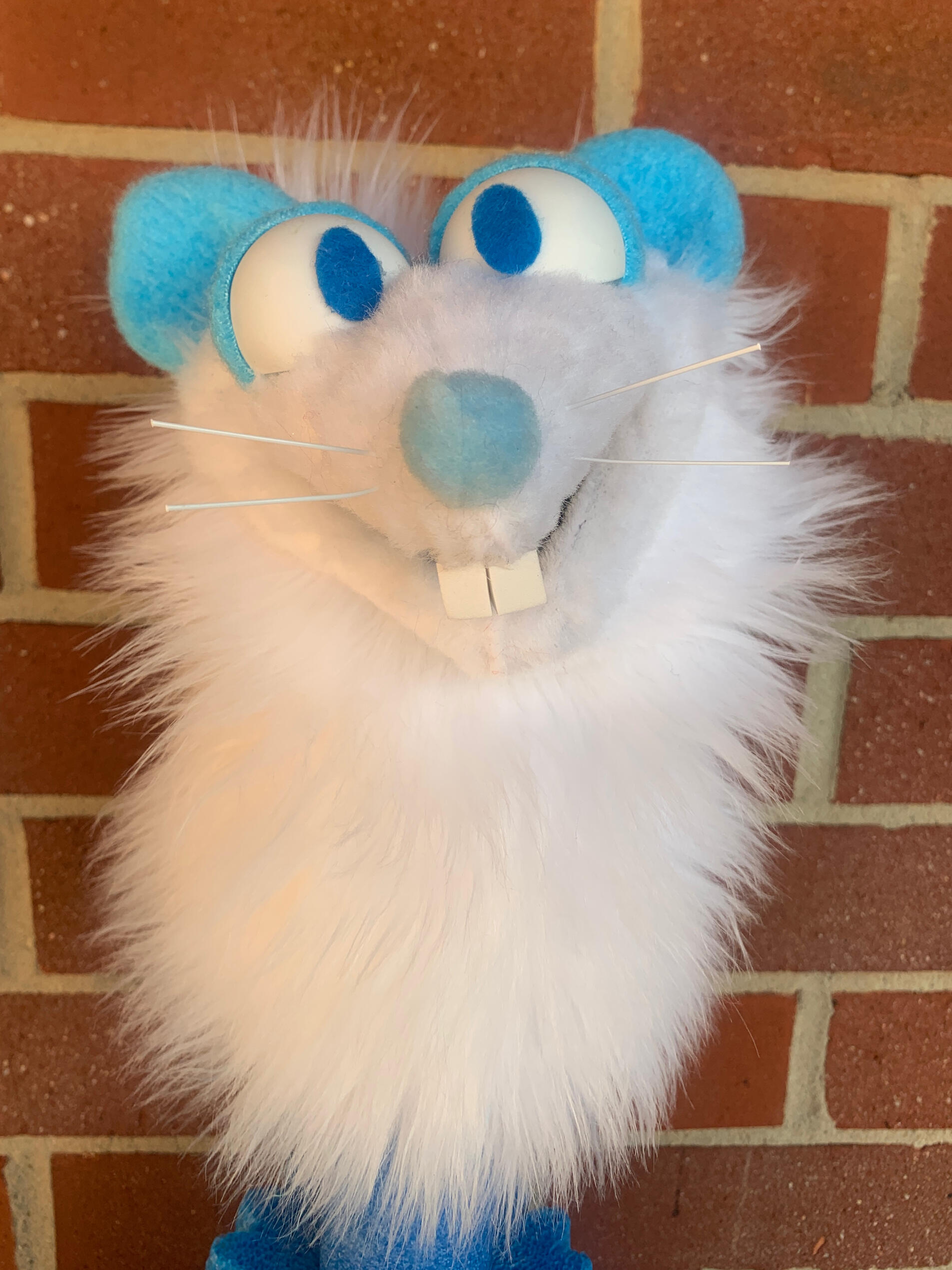 Photo of a rat puppet