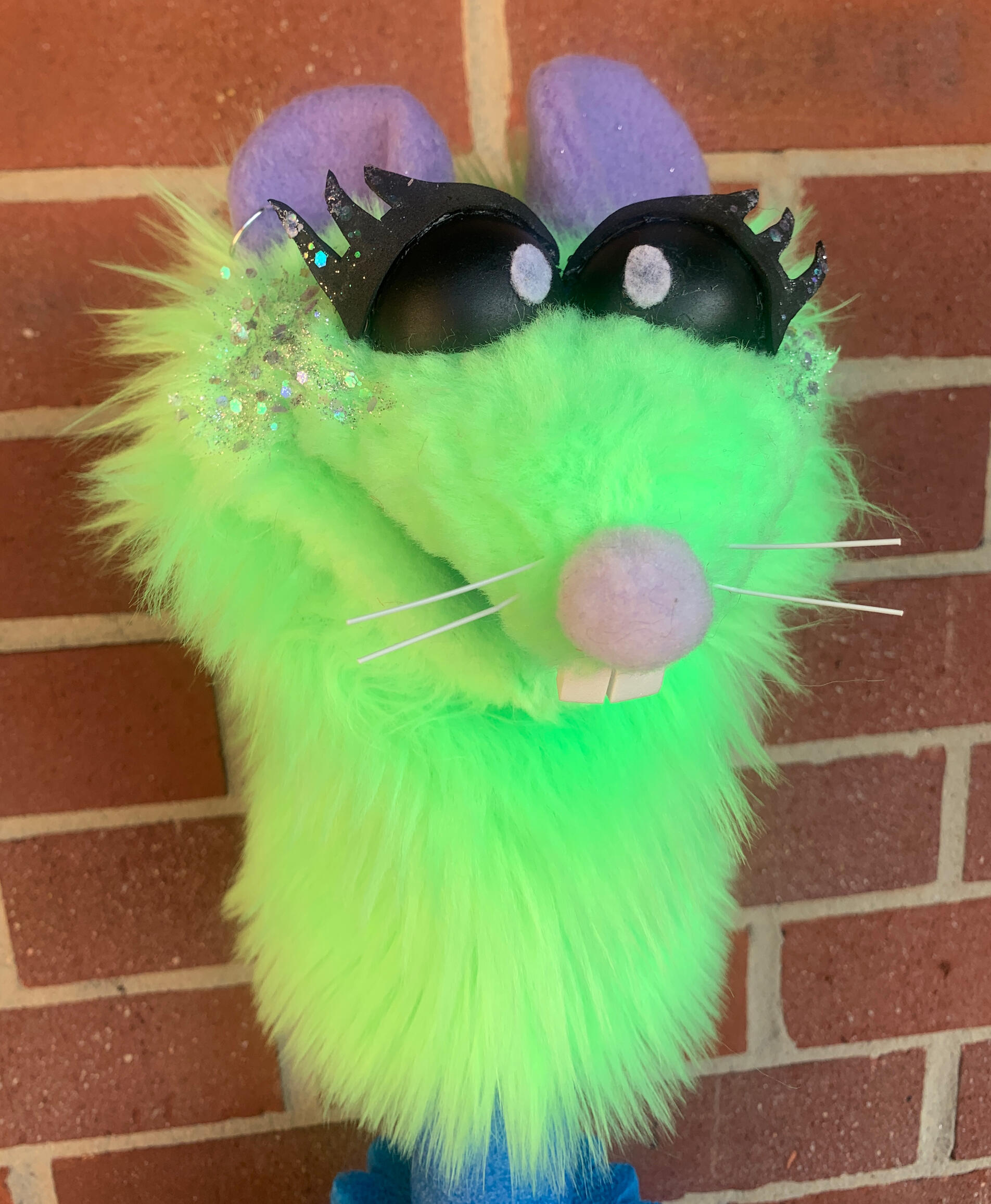 Photo of a rat puppet