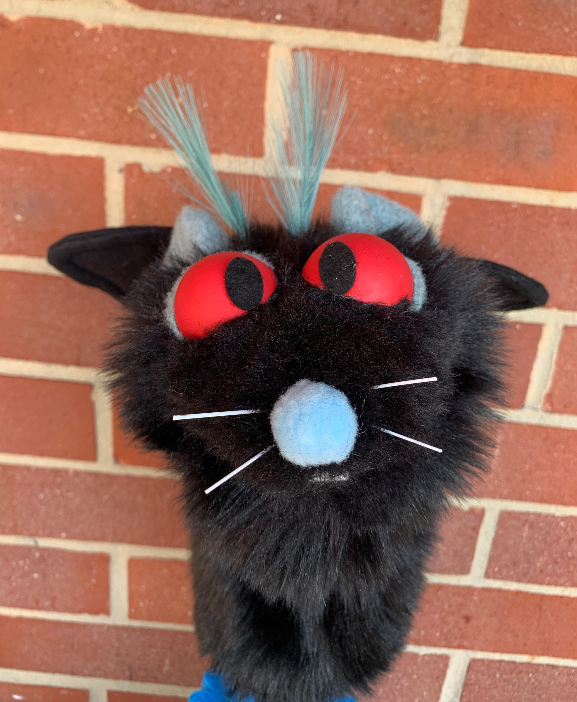 Photo of a rat puppet