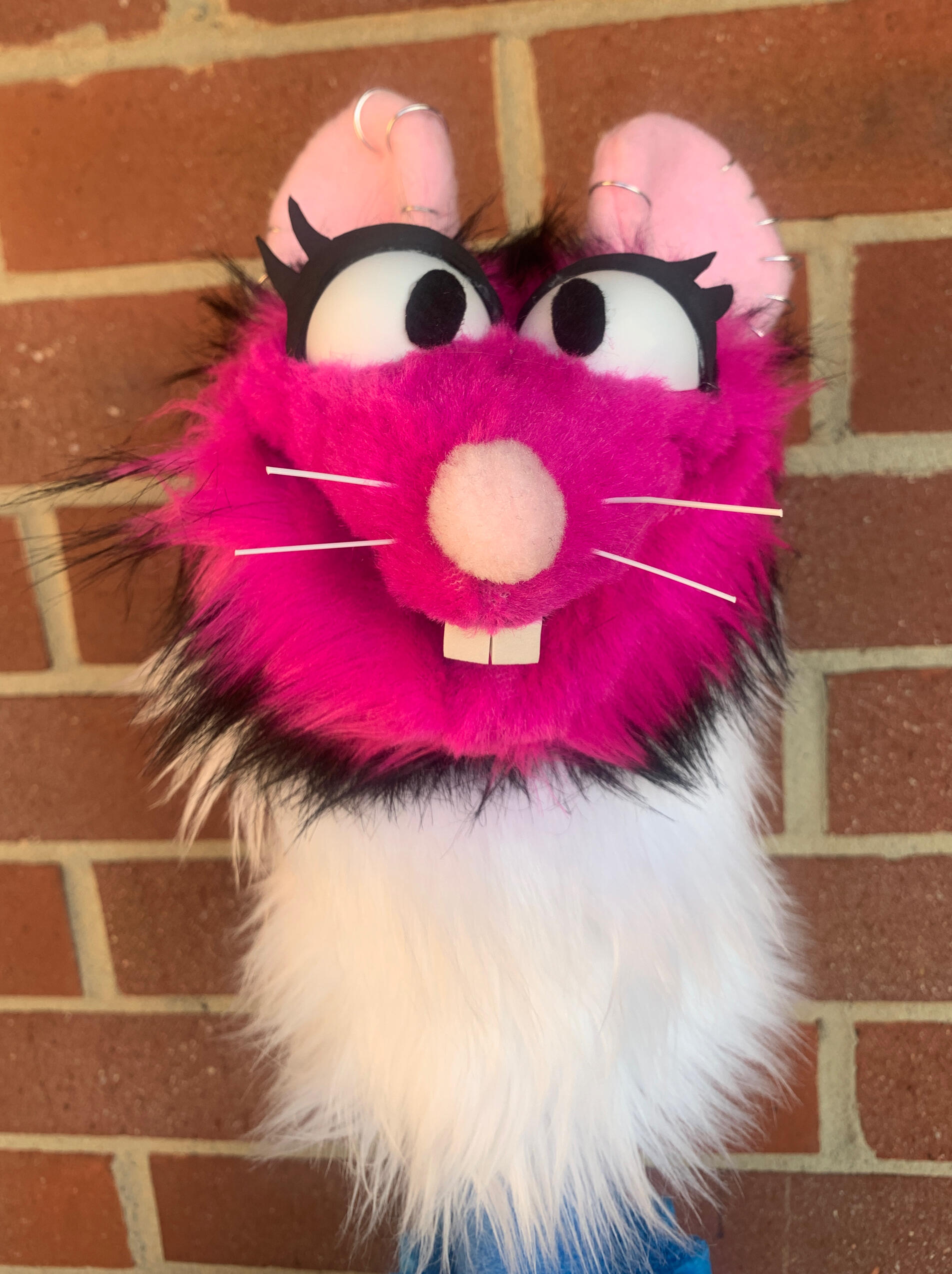 Photo of a rat puppet
