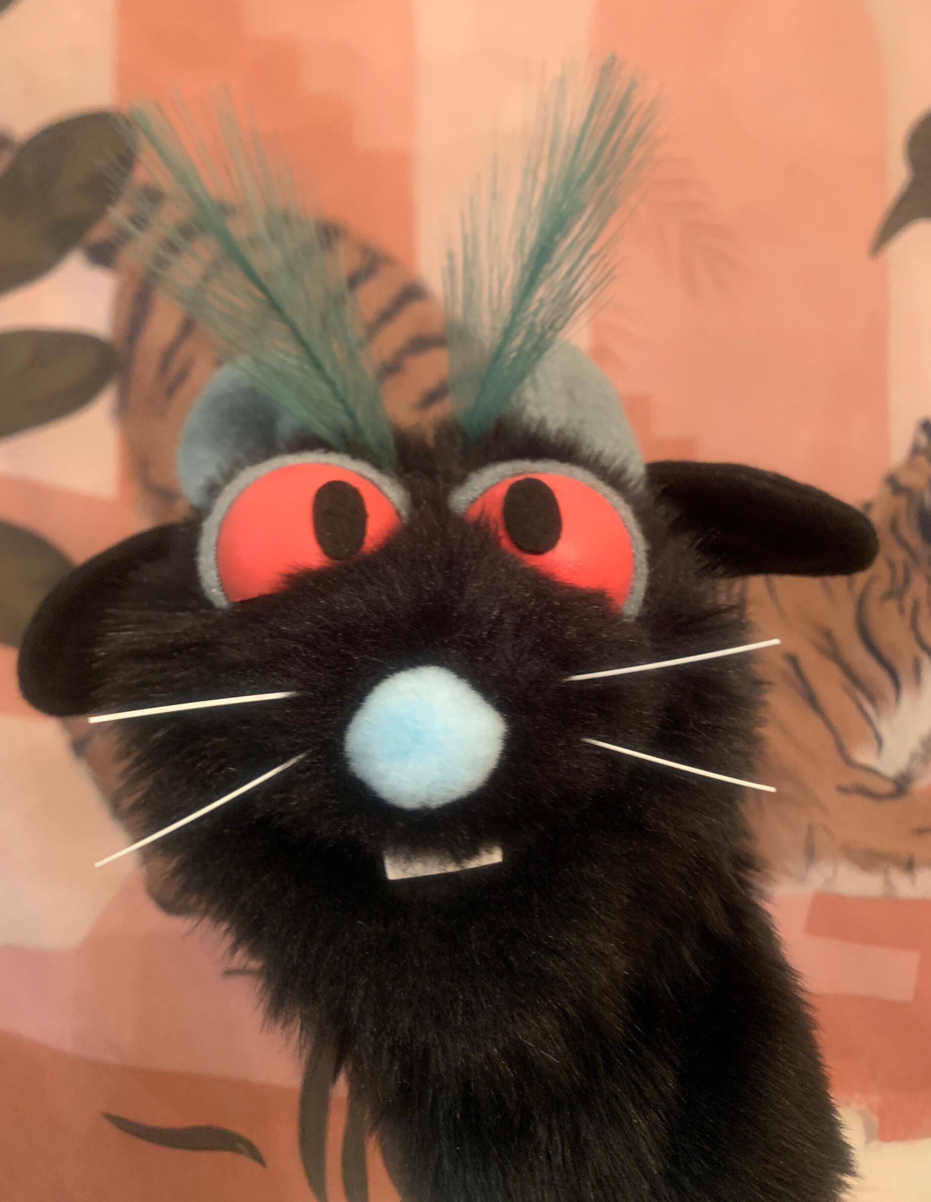 Photo of a rat puppet